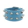 DIEZI Rock Vintage Gothic PU-Leder Wickelarmband für Damen Herren Punk Mode Hip Hop Harajuku Kurzes Nietenarmband Schmuck