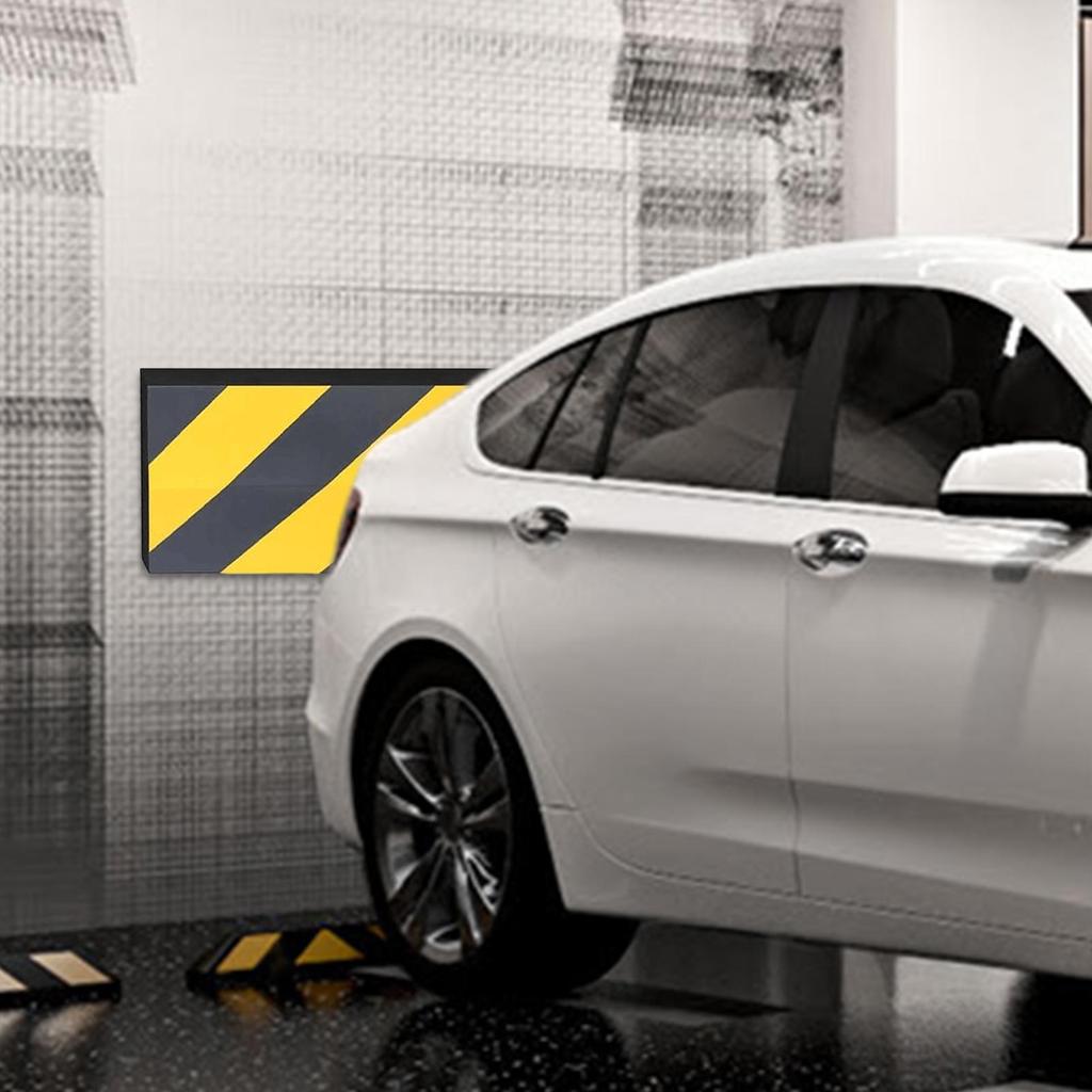 Self-Adhesive Foam Garage Wall Bumper Reflective Wall Edge Protector Parking Space Wall Protector Garage Corner Reflective