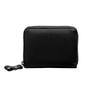 Compact Wallet with Card Accordion Genuine Made In [Toyooka Kobo] Holder, Style, Unisex, Slim, Leather, Japan, 6053-01 (Black)