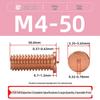 PT-M3M4M5M6M8 Copper-Plated Carbon Steel Projection Weld Studs and Screws
