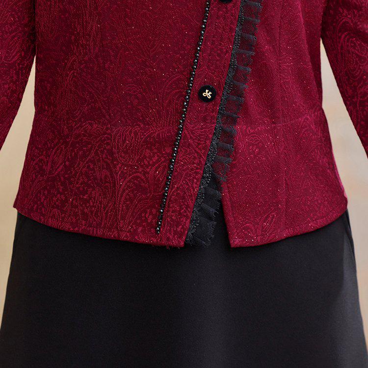 Women's Elegant Spring Two-Piece Dress - 2026 Stylish & Dignified for Middle-Aged Women
