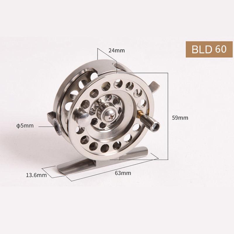 Front-Drag CNC Aluminum Alloy Fly Fishing Reel for DIY Surf Rods – All-Metal Design