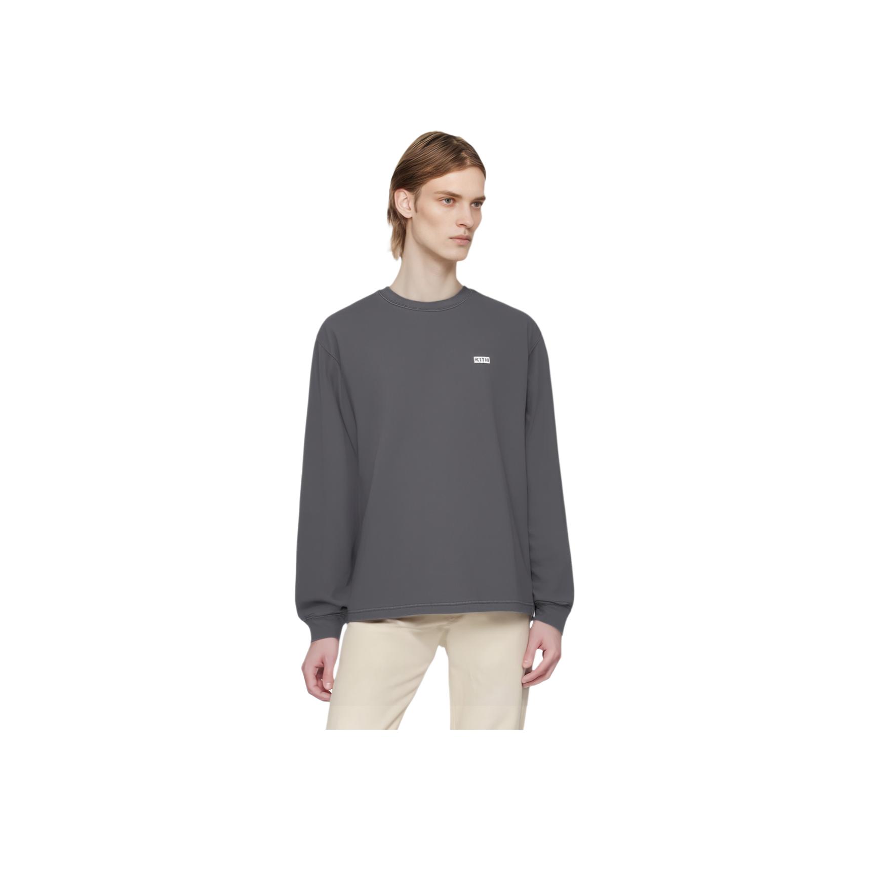 

Kith Men s Asteroid Grey Long Sleeve LAX Tee KHM032596-480 XS