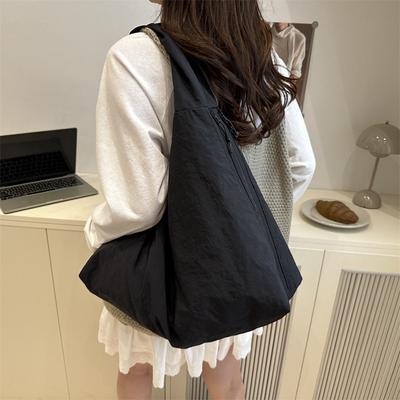 Bag Women's New Slack Canvas Tote Bag Spring Casual Large-capacity Shoulder Bag Commuter Armpit Bag