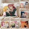 Sweet Cute Anime SSakura Trick Cushion Cover Pillowcase Antidustmite Living Room Sofa Decor Cushion Room