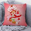 S-Strawberry-shortcake Girl Pillowcase Toon Gift Cushion Cover Bedroom Home Sofa Chair Seat Decor Pillow Case
