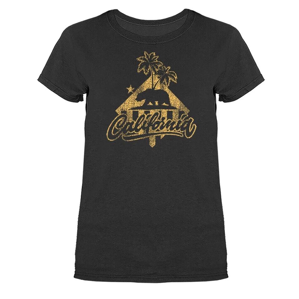 Golden State California Cali Life Cali Style Surfing Bear Women039s T-shirt