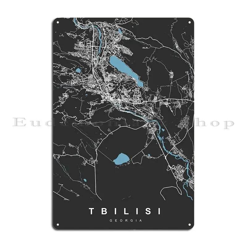 TBILISI GEORGIA Metal Sign Plates Garage Pub Customized Garage Tin Sign Poster 20x30cm(7.8x11.8inch)