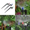 10Pcs 90/180/360 Degree Micro Misting Nozzle 16.5Cm Stake Hose Connector Greenhouse Garden Irrigation Watering Sprinkler