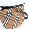 Used Burberrys Shoulder Bag Nova Check canvas/leather beige black one belt