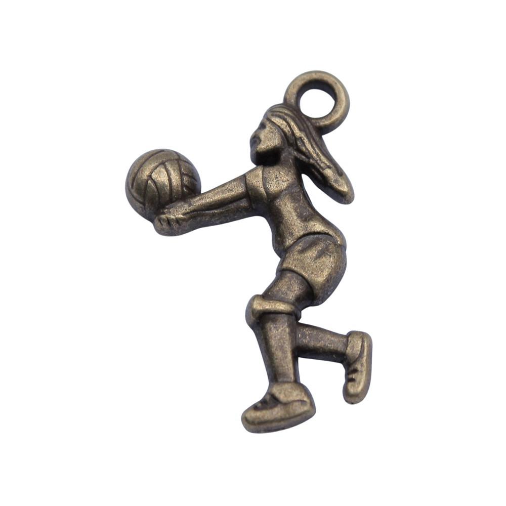 Weightlifter Charms Athletes Pendants For Fitness Gym Themed Jewelry Making