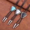 Alloy Bolo Tie for Men Cowboy Bolo Tie Necktie Collar Pendant WesternStyle Necklace for Teens Cowboy Rodeos Accessory