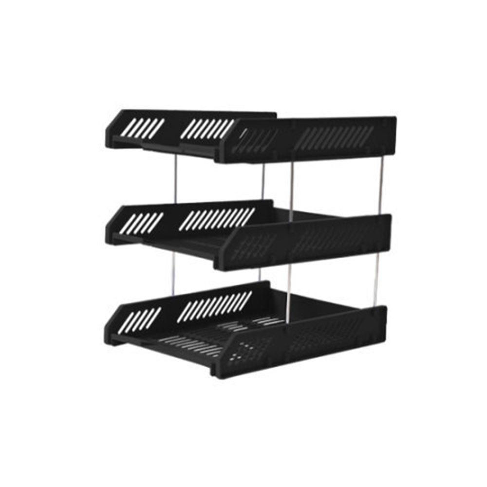 Stackable File Rack Vertical A4 File Tray New Letter Tray  for Home Office School