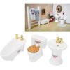 Hztyyier Dollhouse Miniature Bathroom Set, 1: 24 Dollhouse Miniature Porcelain Bathroom Set, Mini Dollhouse Furniture for Decoration(#3)