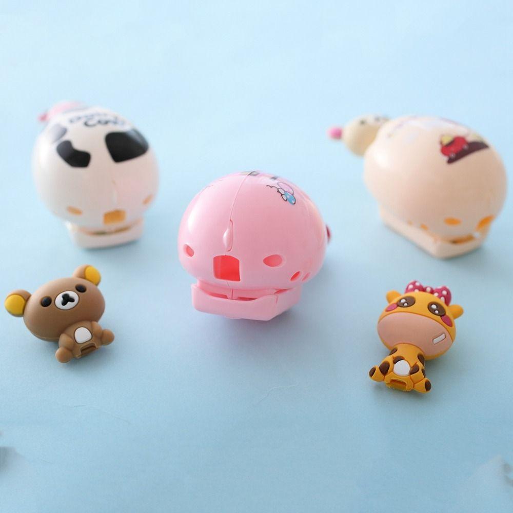 Double Suction Cup Animal Children Toothbrush Holder Cartoon Toothbrush Rack  Household