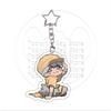 Dr. Stone Acrylic Keychain Kawaii Student Senku Ishigami Exquisite Senku Ishigami Gen Asagiri Keyring Bag Pendant Birthday Gift