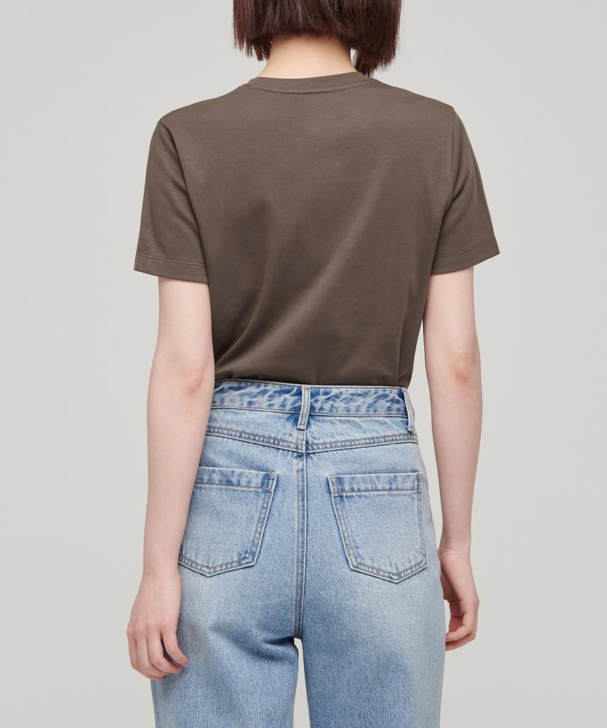 MUSINSA STANDARD WOMAN Women'S Basic Crew Neck T-Shirt [Toffee Brown]