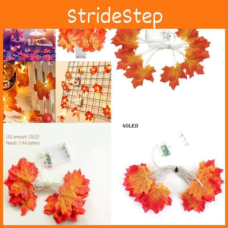 20 LED Ahornblatt Lichterkette, die eine energieeffiziente Herbstatmosphäre schafft