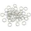 Anneaux de Jonction en Métal Anneaux Ronds Brisés Connecteurs pour Accessoires de Fabrication de Bijoux DIY 3-12mm Fournitures pour Colliers Boucles d'Oreilles