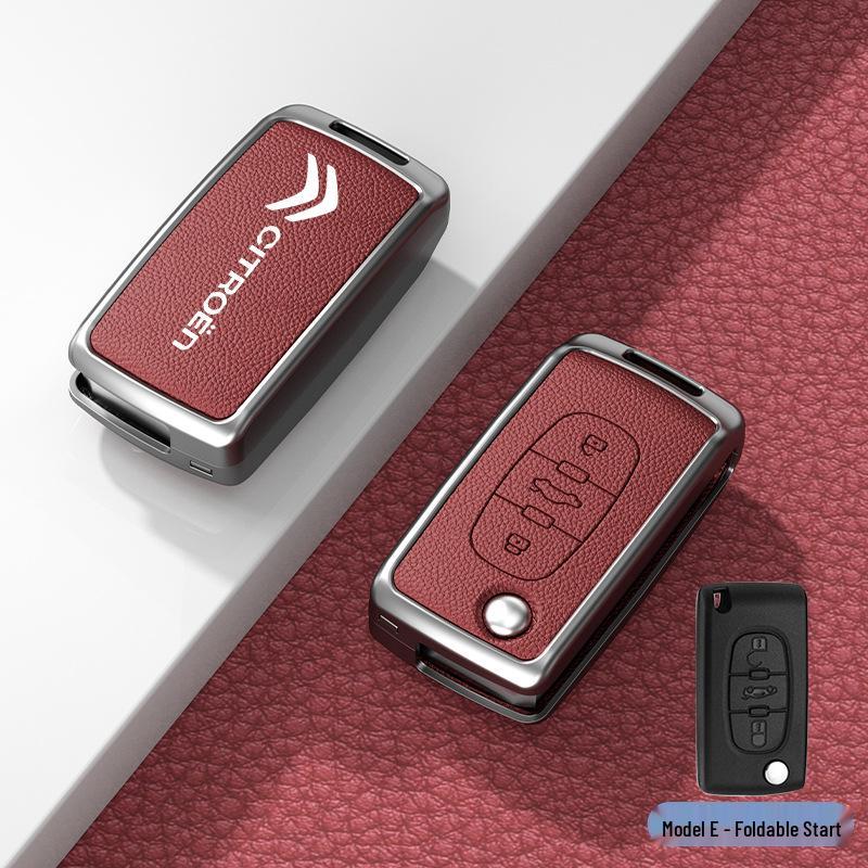 Car Key Cover & Buckle for Citroen C3XR, C4L, Tianyi, C5, C4 Sega, Elysee, C6 Models