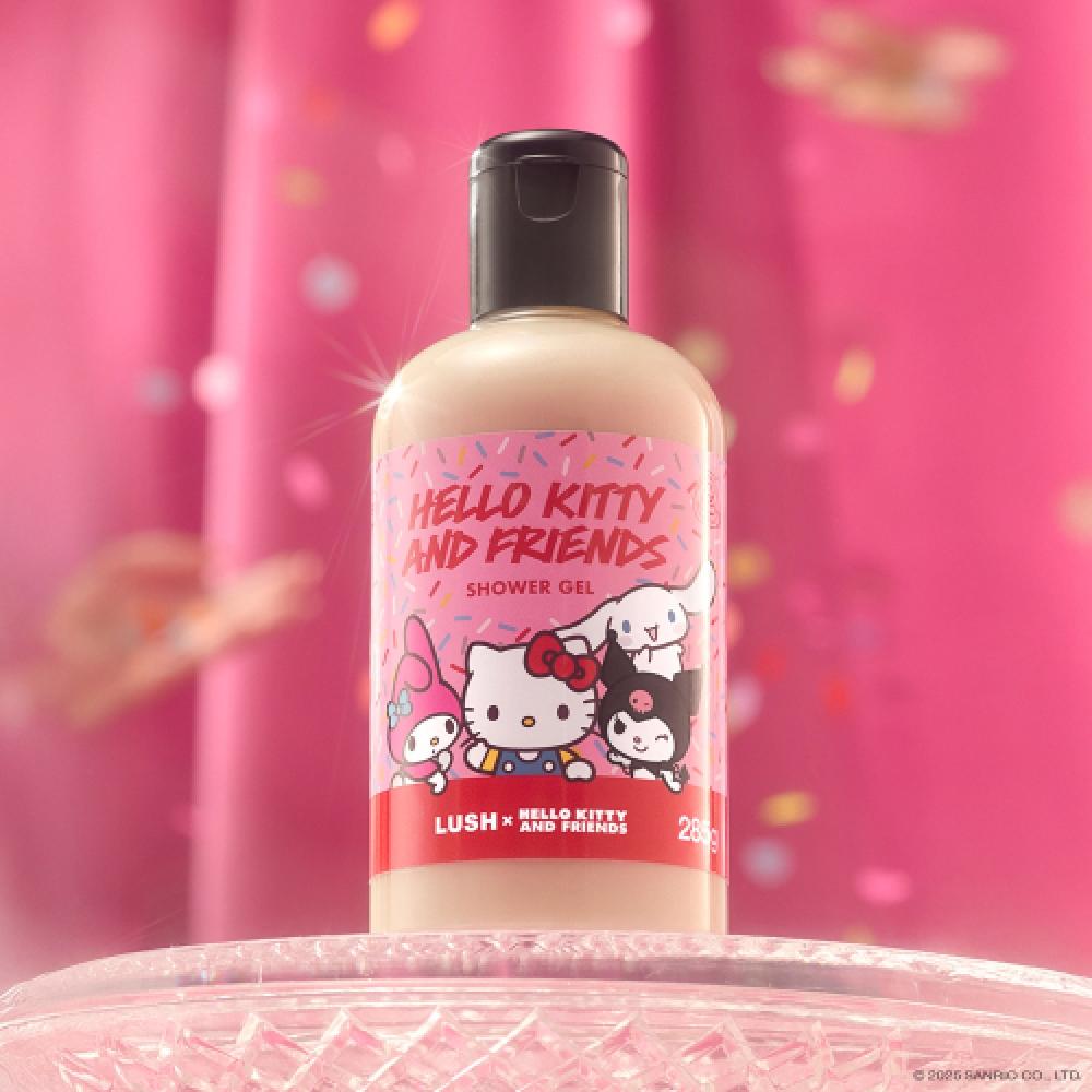 Lush [rush X Hello Kitty   Friends] Hello Kitty   Friends   Shower Gel Body Wash Hello Kitty & Friends 285g