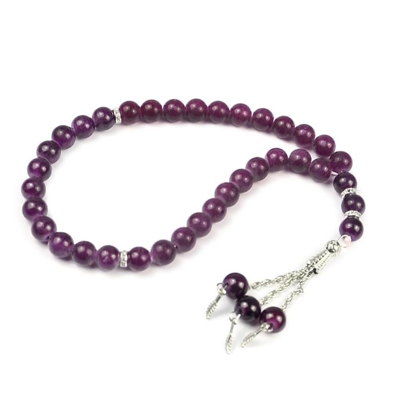 Plastic Tasbih with Allah Muhammad Inscribed on 33 Beads Muslim Prayer Beads Rosary Sibha Misbaha Subha Tasbeeh Dhikr Gift