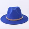 Popular European and American Classic Simple Flat-brimmed Top Hat Men's and Women's Fashionable and Elegant Versatile Jazz Hat Top Hat