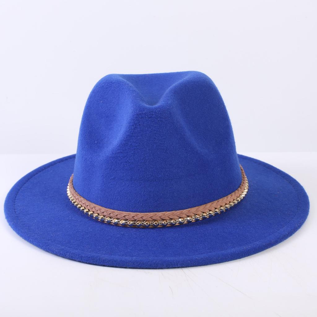Popular European and American Classic Simple Flat-brimmed Top Hat Men's and Women's Fashionable and Elegant Versatile Jazz Hat Top Hat