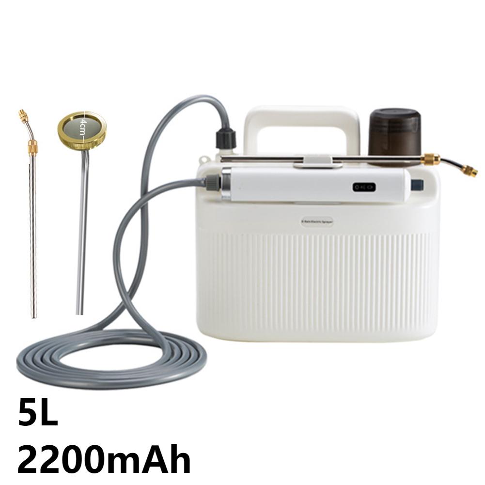 Shoulder Style Electric Sprayer 5L Watering Can With Spray Gun Automatic Garden Plant Mister USB Rechargeable Irrigation Tool