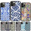 Marokkanisches Fliesenmuster Handyhülle Für iPhone 17 Air 14 15 16 13 12 Hülle Für Apple Pro Max Plus Coque