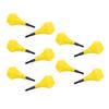 10PCS Archery Arrow Head Safety Arrow Tips Screw in Nylon Archery Accessory for Hunting Game Practice Kids Adults Yellow