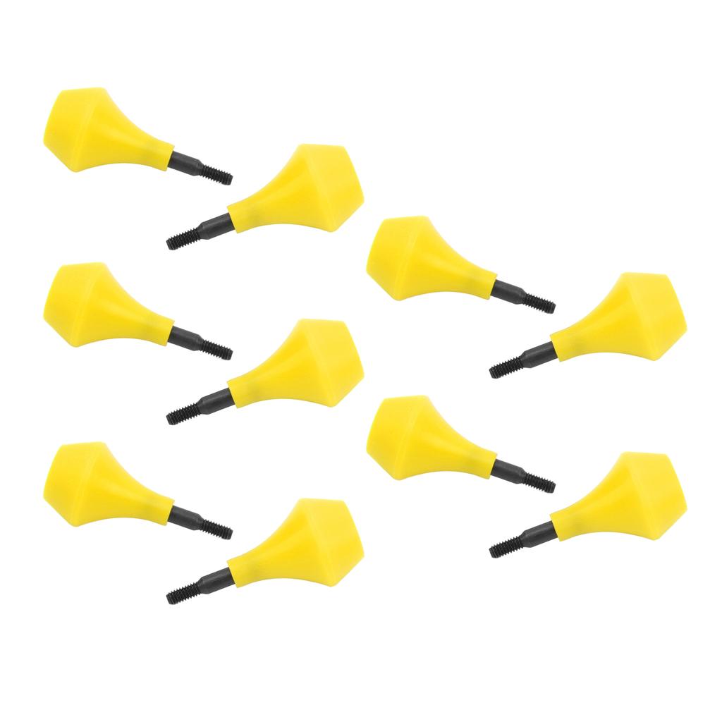 10PCS Archery Arrow Head Safety Arrow Tips Screw in Nylon Archery Accessory for Hunting Game Practice Kids Adults Yellow