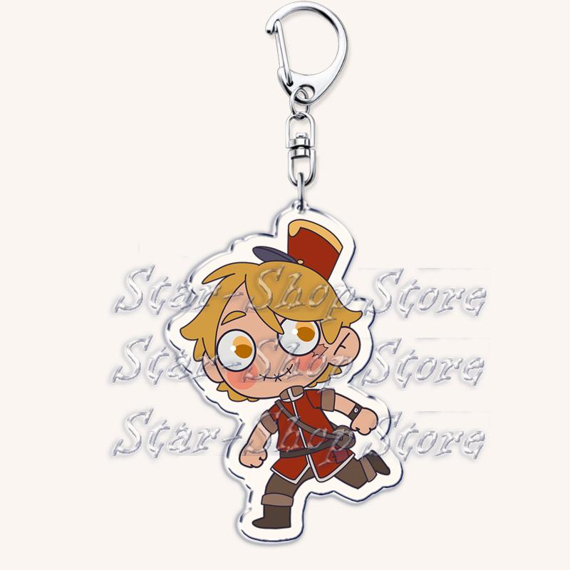 

Hot Horror Game Identity V Keychains for Womens Accessories Bag Detective Reporter Survivors Hunters Keyrings Jewelry Fans Gifts