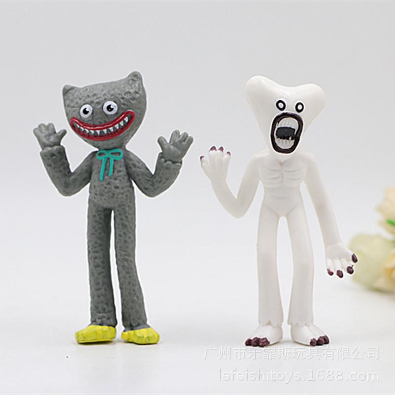 8PCS Kawaii Game Poppy Playtimes Series 8CM Figure Cute Cartoon Character Creativity Exquisite Model Desktop Toy Birthday Gift