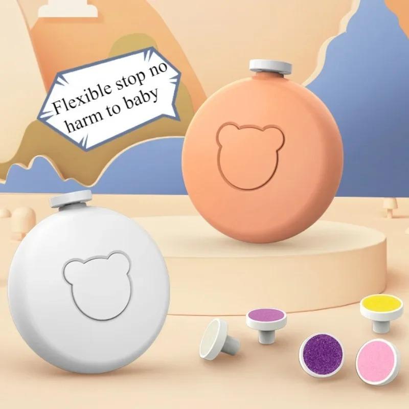 Baby Elektrisches Nagelpflege-Set, Kinder Maniküre-Set mit Polierer 6-teilig für Neugeborene