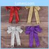 23cm Beautiful Gold Onion Powder Edged Bow Festive Christmas Tree Embellishment