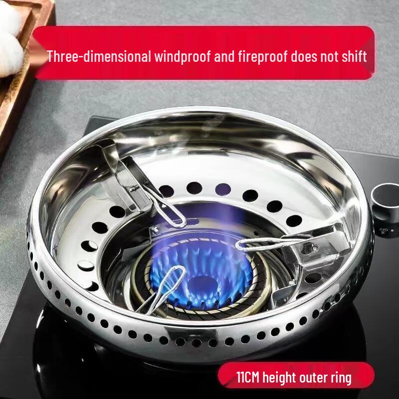 

Changbaosen Stainless Steel Double-Layer Gas Stove Wind Shield