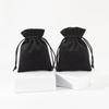 1PC Velvet Drawstring Bag 9*15cm Suede Flannel Gift Storage Pouch Makeup Organizer