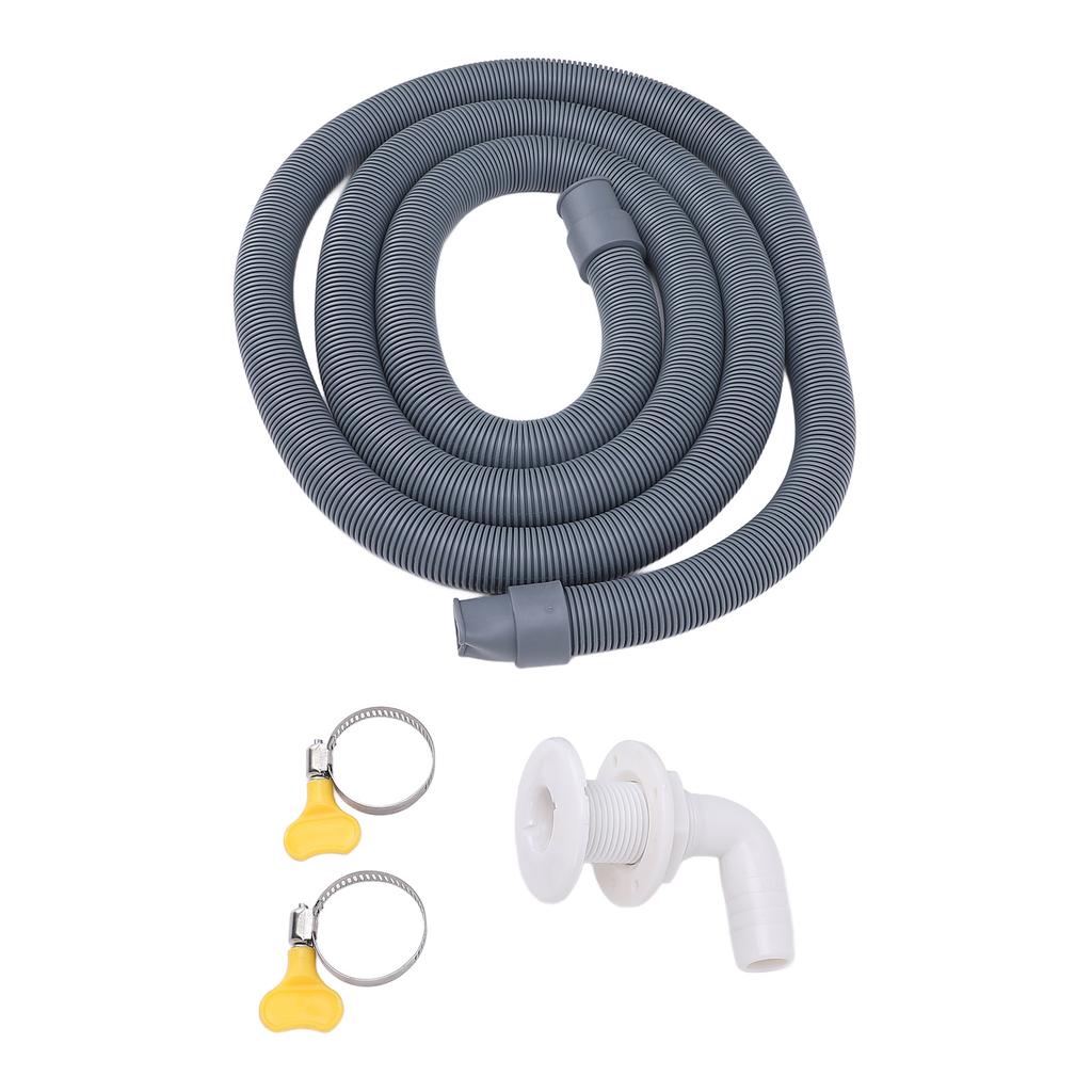 750GPH Bilge Pump Installation Kit High Pressure Resistant 0.75in Dia. 6.56ft Bilge Pump Hose with 90 Degree Fitting