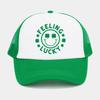 Green Velvet Clover Shamrock Hat Breathable Sun Hat Casual Peaked Cap  St. Patricks Day