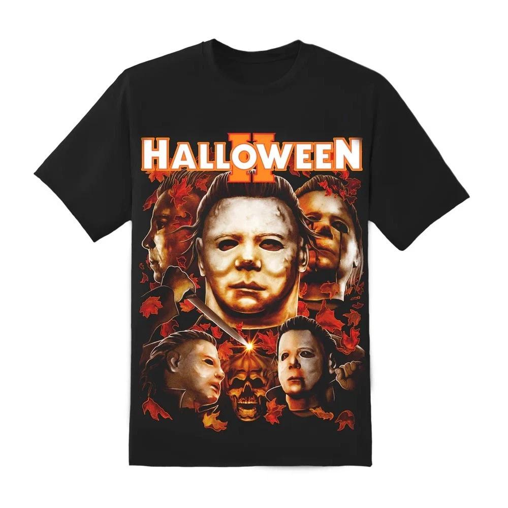 Authentic Rock Rebel Halloween 2 Michael Myers Collage T-Shirt S-2XL NEW XL