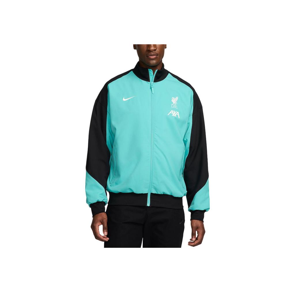Nike Dri-Fit Liverpool FC Strike Embroidered Logo Color Block Comfortable Casual Retro Sports Jacket Men Jacket HF3337-393