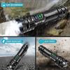 500W High Power LED Flashlight Type-C USB Rechargeable Zoom Torch Strong Light Lamp Outdoor Ultra Powerful Flash Light