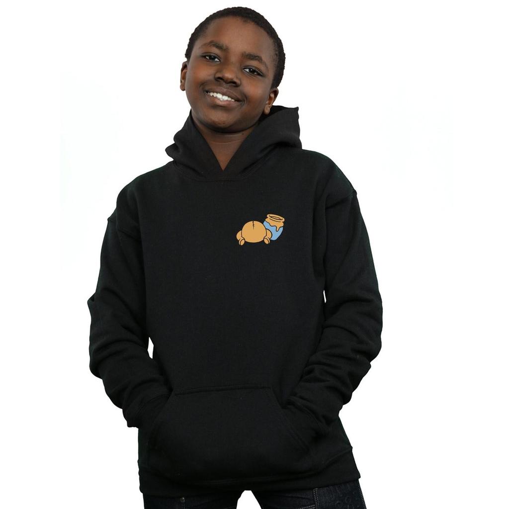 Disney Boys Winnie The Pooh Backside Breast Print Hoodie