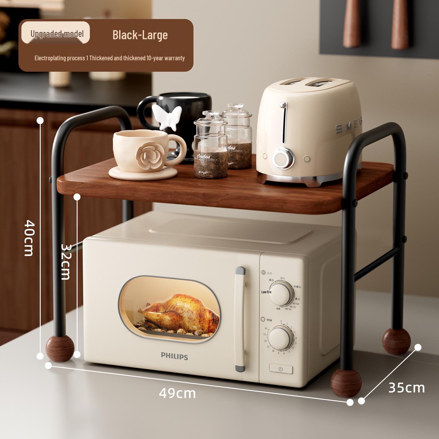 Multifunctional Kitchen Microwave and Oven Storage Rack