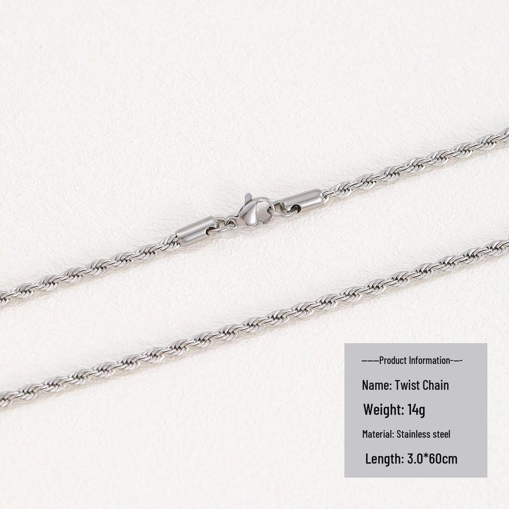 European 3D Diamond Angel Wing Pendant Unisex Hip Hop Sweater Chain