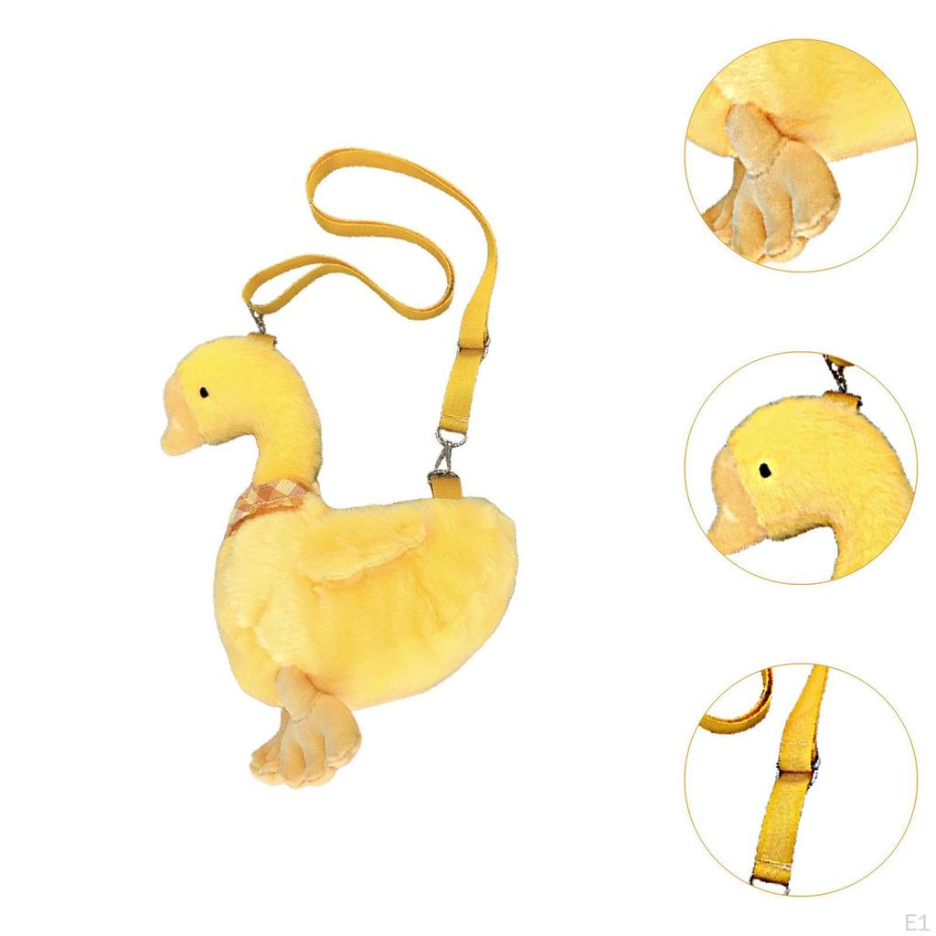 Cute Purse Goose Shoulder Bag for Travel Keys Phone Earphones