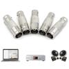 Pack of 10 BNC Female to Female BNC Connector Coupler Extend Cable for CCTV Camera Survelliance System Broadcast