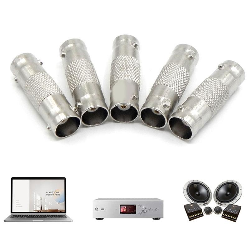 Pack of 10 BNC Female to Female BNC Connector Coupler Extend Cable for CCTV Camera Survelliance System Broadcast