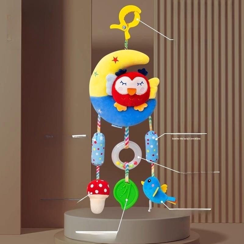 Baby Bedroom Baby Mobile With Plush Monkey Wind Chime For Crib Decor